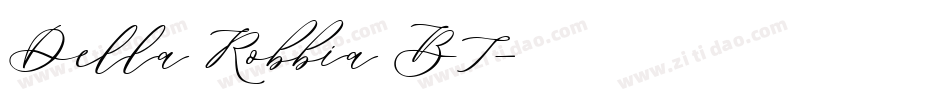 Della Robbia BT字体转换
